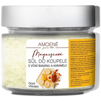 Amoené Magnesiová sůl do koupele s vůní banánu a karamelu 200 g – Hledejceny.cz