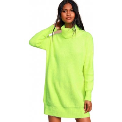 Lulus dámské svetrové šaty neonové – Zboží Mobilmania