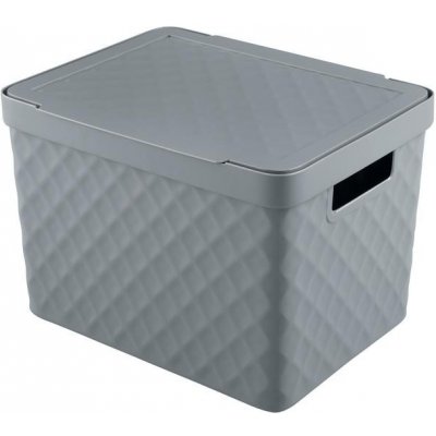 Heidrun BOX ÚLOŽNÝ 36X27X23CM, PLAST DIAMOND – Zboží Dáma