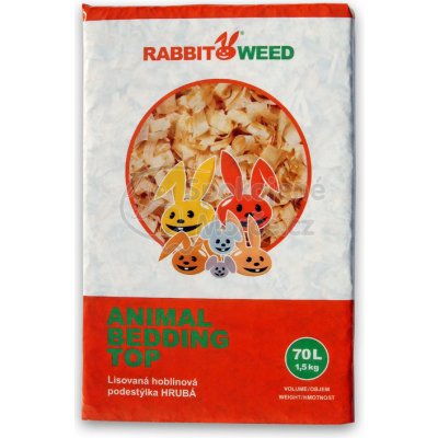 Rabbit&Weed Hobliny podestýlka lisovaná KLASIK RabWeed 70 l /1,5 kg – Hledejceny.cz