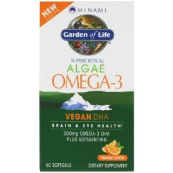 Minami Nutrition Omega 3 Vegan DHA z mořské řasy 60 kapslí