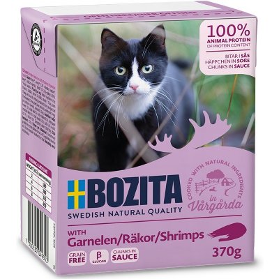 Bozita Cat kousky v omáčce s krevetami 370 g – Zboží Mobilmania