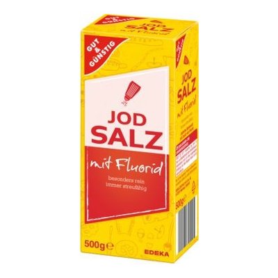 G&G sůl jemná s jodem a fluoridem 500 g – Hledejceny.cz