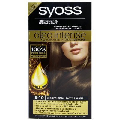 Syoss Oleo Intense Color 5-10 Ledově hnědý barva na vlasy od 115 Kč -  Heureka.cz