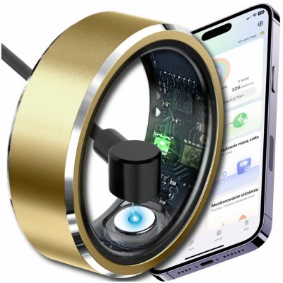 ZeeTech SmartRing R05 velikost 21 zlatý – Zboží Živě