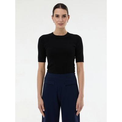 ORSAY Černý dámský svetr s krátkým rukávem – Hledejceny.cz