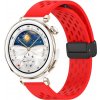 Řemínek k chytrým hodinkám PROTEMIO AIRY Silikonový řemínek pro Huawei Watch GT 5Pro 42mm červený 93891