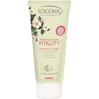 Logona Vitality tělové mléko růže a hrozny 200 ml