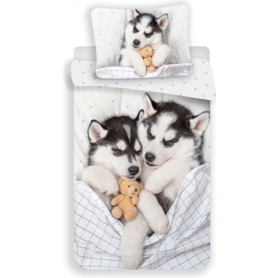 Jerry Fabrics Povlečení Husky Bavlna 140x200 7x0x90 – Zboží Mobilmania