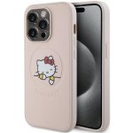 Hello Kitty PU Kitty Asleep Logo MagSafe iPhone 15 Pro růžové – Zboží Mobilmania