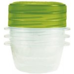 Curver Sada dóz TAKE AWAY TWIST 3 x 0.5 l zelená – Sleviste.cz