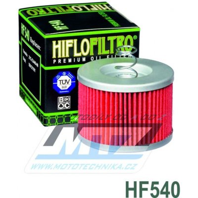 Filtr olejový HF540 (HifloFiltro) - Bajaj 100 Boxer + 115 Caliber + 130 Boxer + 135 Pulsar + Yamaha YS125 + 150 Byson + FZ16 (olejovy-filtr-hiflofiltro-hf540) HF540 – Zboží Mobilmania