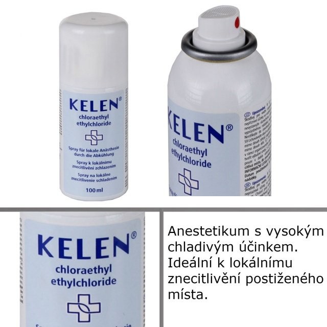 Kelen chloraethyl spray 100 ml od 155 Kč - Heureka.cz