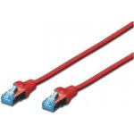 Digitus DK-1531-010/R CAT 5e SF-UTP, patch, Cu, PVC AWG 26/7, 1m, červený – Hledejceny.cz