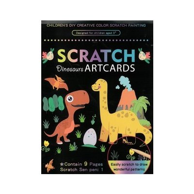 Fandy Obrázek škrabací Mark 9 ks dinosaurus – Zbozi.Blesk.cz