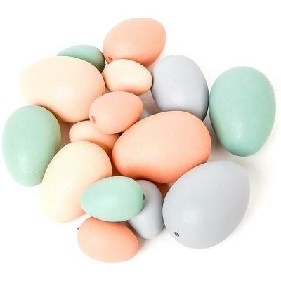 Vajíčka 16 ks dusty pastel – Hledejceny.cz