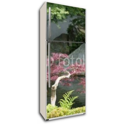 WEBLUX 4092220 Samolepka na lednici fólie Japanese garden Japonská zahrada rozměry 80 x 200 cm – Zboží Mobilmania