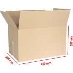 Obaly KREDO Kartonové krabice 450 x 300 x 260 cmmm 3VVL – Sleviste.cz