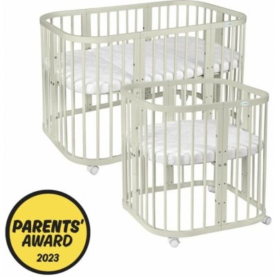 Waldin hranatá postýlka 7v1 Olive – Zboží Mobilmania