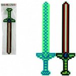 Minecraft Meč svítící plast 55cm na baterie se zvukem se světlem 2 barvy v sáčku – Zboží Mobilmania