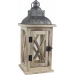 Dřevěná lucerna D6496/A – Zboží Dáma