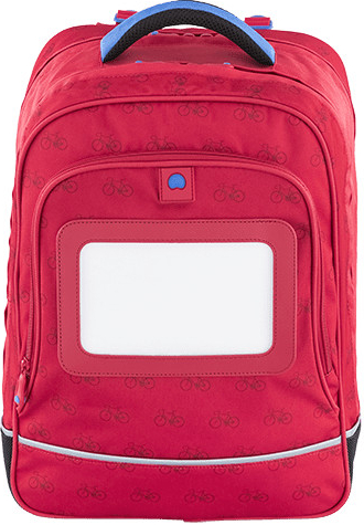 Delsey dvoukomorový batoh Red