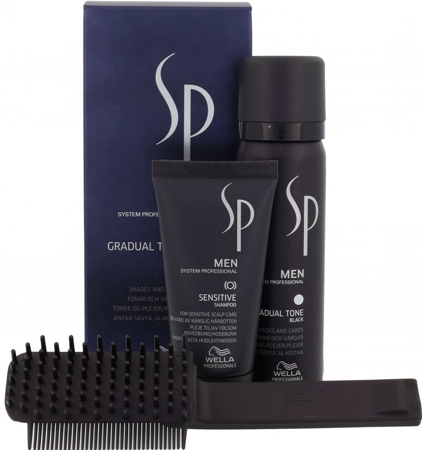 Wella SP Men Gradual Tone Black tónovací repigmentační pěna černá