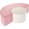 Dětské křeslo a pohovka Wigiwama Pink Mousse Pouffe Set WGM-013-7