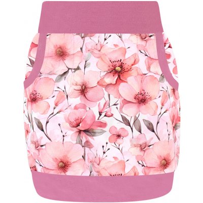 Dívčí sukně s gumou v pase Květy – Zboží Mobilmania