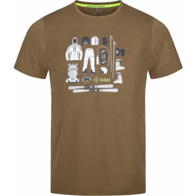 Kilpi TORNES-M pánské funkční tričko SM0305KI tmavě zelená