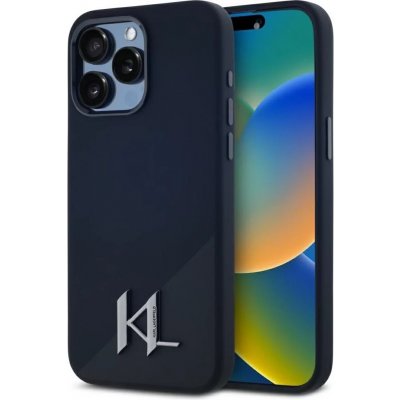 Karl Lagerfeld silikonový obal Shadow Metal Initial MagSafe černý pro iPhone 15 Pro Max (KLHMP15XSCMKMPCK) – Hledejceny.cz