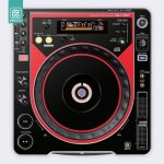 Doto Design Skin CDJ 800 COLORS DVS Red – Zboží Živě