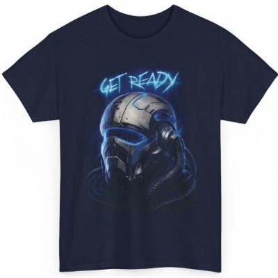 Sci-fi tričko s potiskem Get Ready Futuristic Alien Připravte se na budoucnost! Unisex tričko Navy – Hledejceny.cz