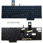 ruská klávesnice Lenovo IdeaPad Gaming 3-15ACH 3-15ARH 3-15IMH - no frame, modrá/černá, podsvit – Hledejceny.cz