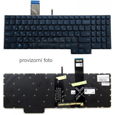 ruská klávesnice Lenovo IdeaPad Gaming 3-15ACH 3-15ARH 3-15IMH - no frame, modrá/černá, podsvit – Sleviste.cz