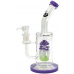 GRACE GLASS Skleněný bong s perkolací Purple Mushroom 27cm – Sleviste.cz