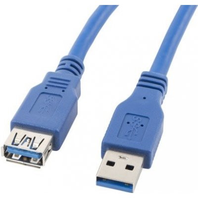 Lanberg CA-US3E-10CC-0030-B USB-A M / F 3.0, 3m, modrý – Zbozi.Blesk.cz