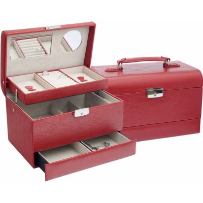 Lafira dámská šperkovnice 3038 červená – Sleviste.cz