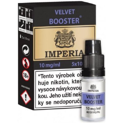 IMPERIA Velvet Booster 10mg - 5x10ml (VG80/PG20) – Sleviste.cz