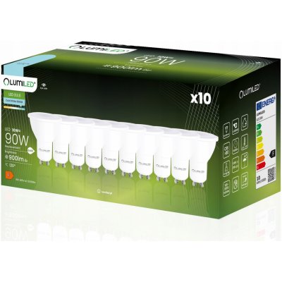 Lumiled 10x LED žárovka GU10 10W = 80W 6500K 120D