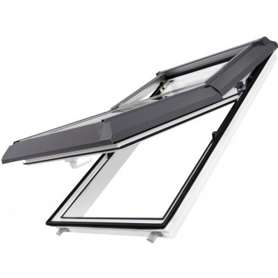 BAUSTAR ISOLA Střešní okno plastové 78 x 118 výsuvně-kyvné, , 3sklo – Sleviste.cz