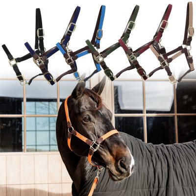 Kentucky Ohlávka Plaited Nylon béžová – Zboží Mobilmania