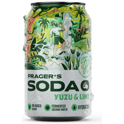 Prager's Soda Yuzu a limeta 330 ml – Zboží Dáma
