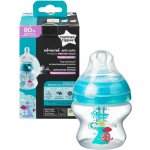 Tommee Tippee kojenecká láhev antikoliková Advanced tyrkysová s obrázkem 150 ml – Zboží Dáma