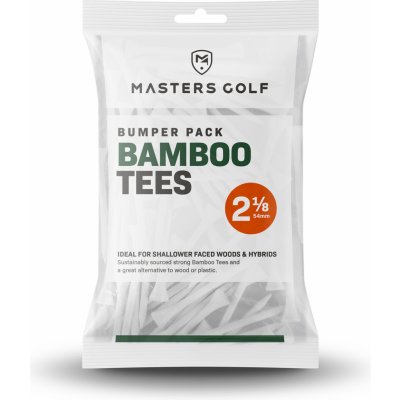 Masters Golf Bamboo Tees 2 1/8 Bumper Bag 130ks bílá – Zbozi.Blesk.cz