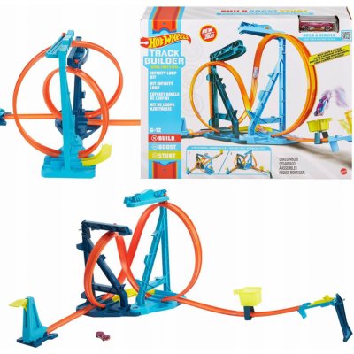 Hot Wheels Track builder nekonečná smyčka herní set – Hledejceny.cz