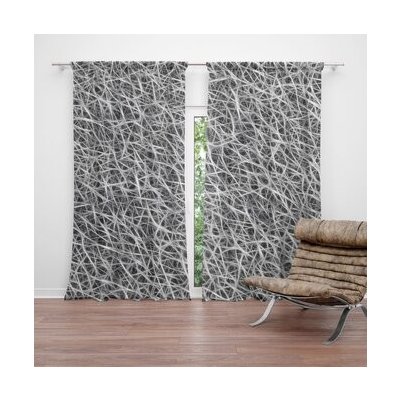 Sablio Závěs Bílá vlákna: 2ks 140x250cm – Hledejceny.cz