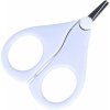 Kosmetické nůžky TopQ Manikúrní nůžky Mini s kulatou špičkou šedé