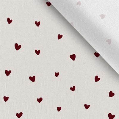 Takoy Úplet Takoy nebělený - malá bordó srdíčka – Sleviste.cz