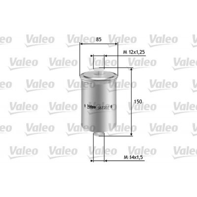 Palivový filtr VALEO 587202 – Zboží Mobilmania